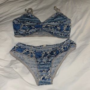 Spell & the gypsy set bralette & bloomers L